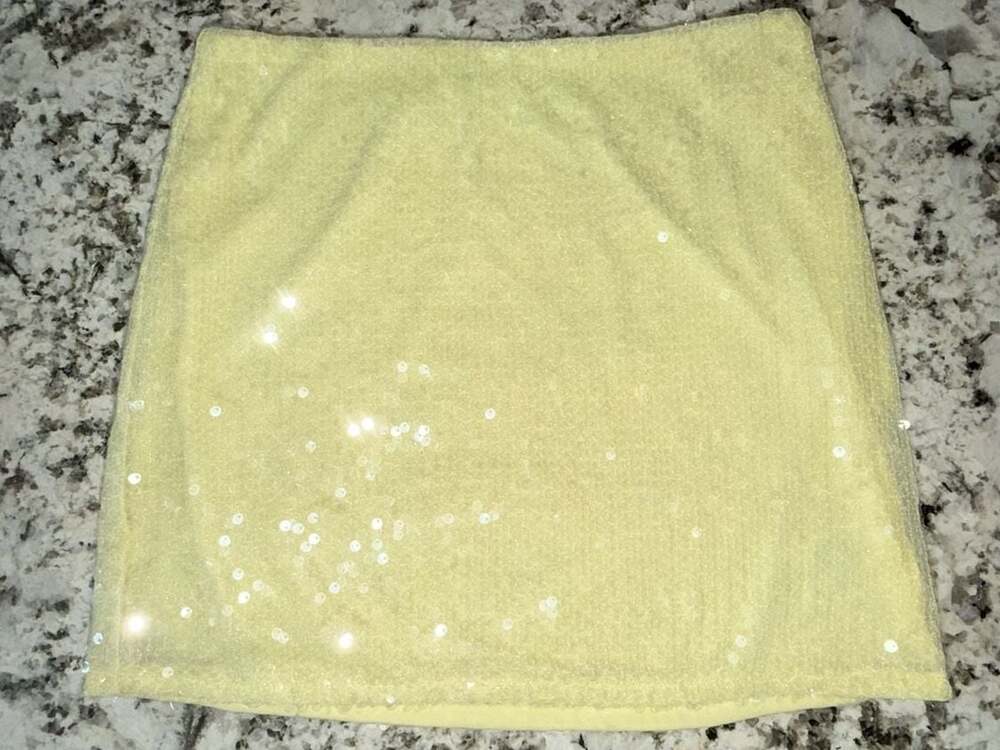 Peppermayo Nostalgic Nights Sequin Mini Skirt